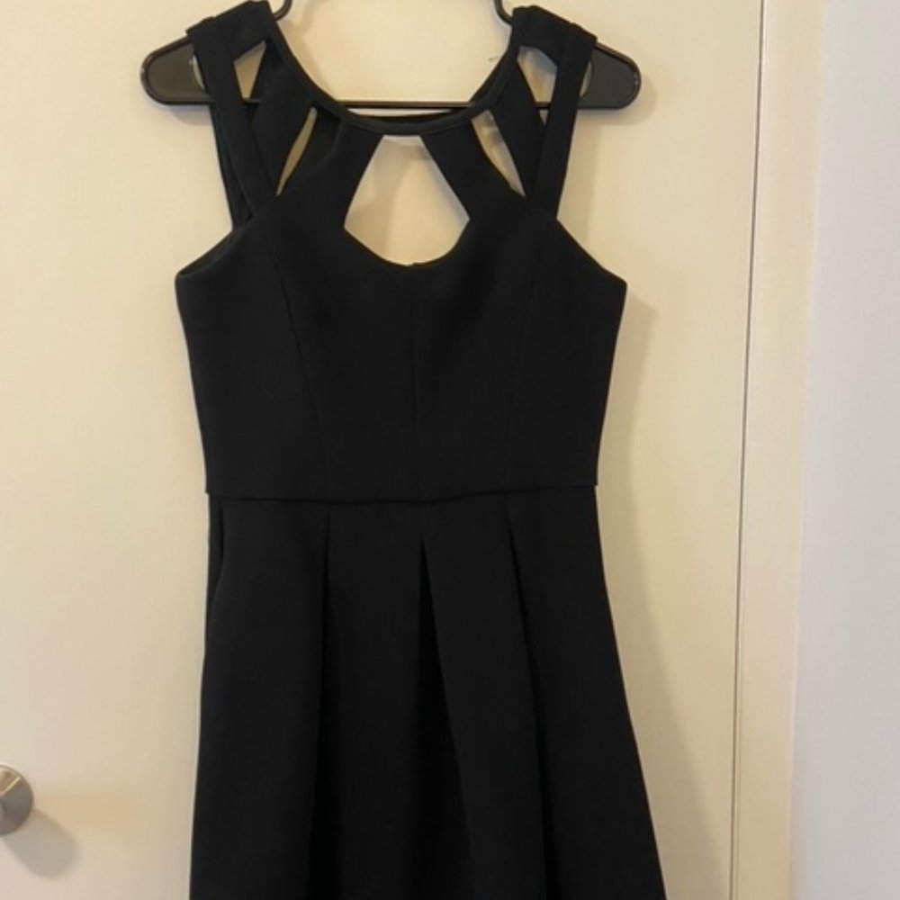 Betsey Johnson black cut out dress, size 8